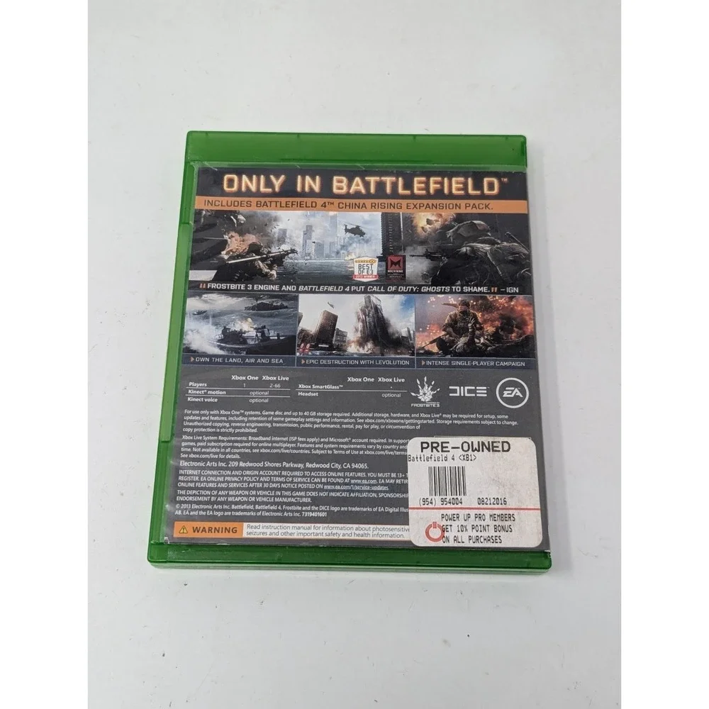 Battlefield‎ 4 (Microsoft Xbox One, 2013) Complete CIB Tested